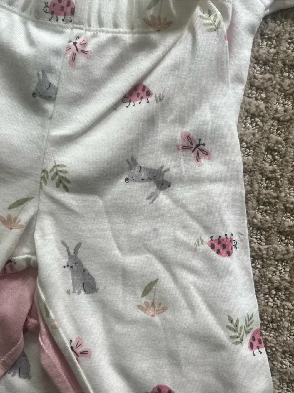 NEW NWT Carter’s Infant 4-Piece Clothing Set Bunnies Easter Outfits Size 24M